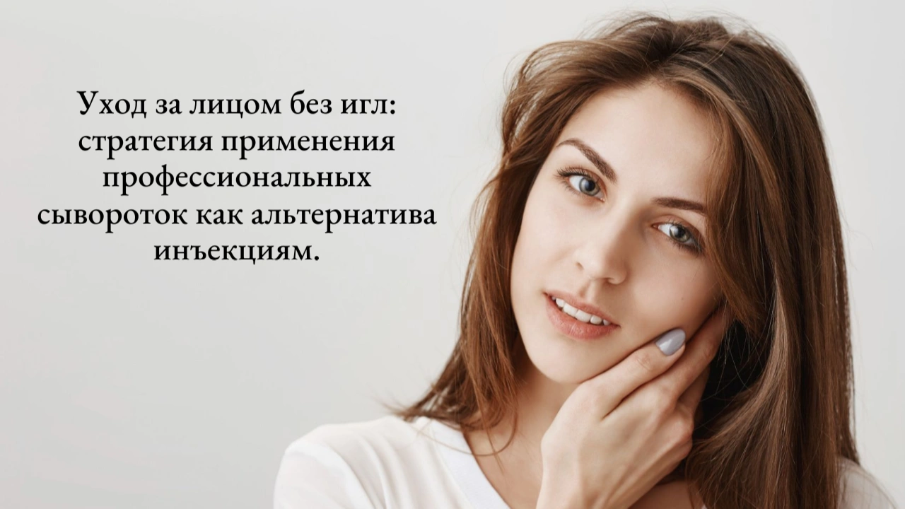 Уход за лицом без игл: профессиональные сыворотки вместо инъекций<