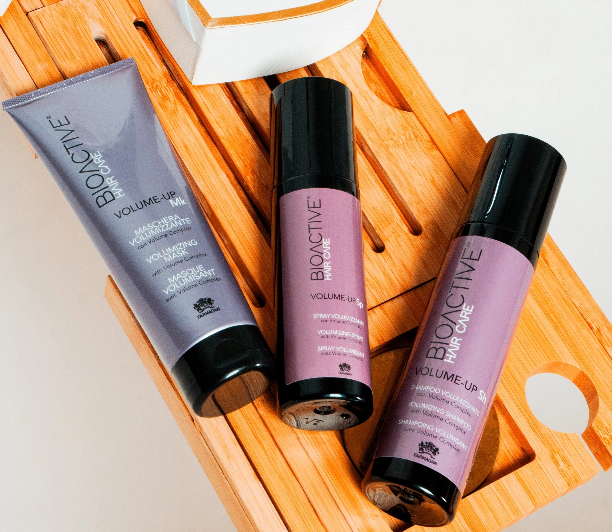 Тройной уход для объема волос!