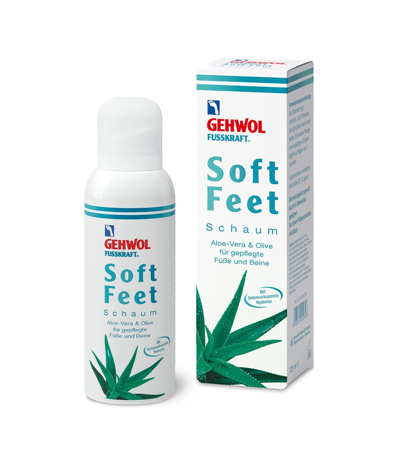 Gehwol Fusskraft Soft Feet - Пенка для ног с гиалуроновой кислотой, 125 мл,  1*12807 - купить в г. Санкт-Петербург по выгодной цене